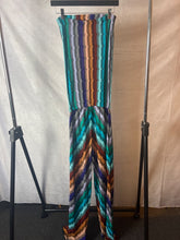 Load image into Gallery viewer, Missoni Multicoloured Zig zag strapless jumpsuit, Size Medium
