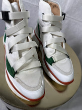 Load image into Gallery viewer, Chloe White Sonnie High top trainers, Size 39
