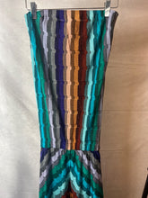 Load image into Gallery viewer, Missoni Multicoloured Zig zag strapless jumpsuit, Size Medium
