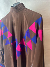 Load image into Gallery viewer, Escada Multicoloured vintage silk geometric blouse, Size medium
