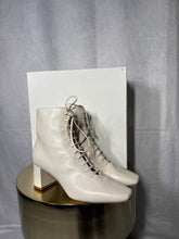 Load image into Gallery viewer, LK Bennett Ivory Arabella leather boots, Size 39
