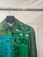 Load image into Gallery viewer, Pinko Green Bandana shirt, Size 40
