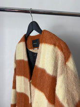 Load image into Gallery viewer, maison scotch Rust Plaid wool coat, Size Medium
