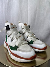 Load image into Gallery viewer, Chloe White Sonnie High top trainers, Size 39
