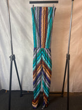 Load image into Gallery viewer, Missoni Multicoloured Zig zag strapless jumpsuit, Size Medium
