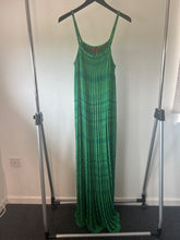 Load image into Gallery viewer, missoni Green maxi zig zag dress, Size UK8
