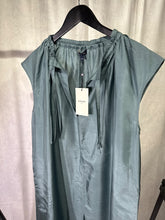 Load image into Gallery viewer, Soeur Teal Tamaris Silk midi dress, Size 38
