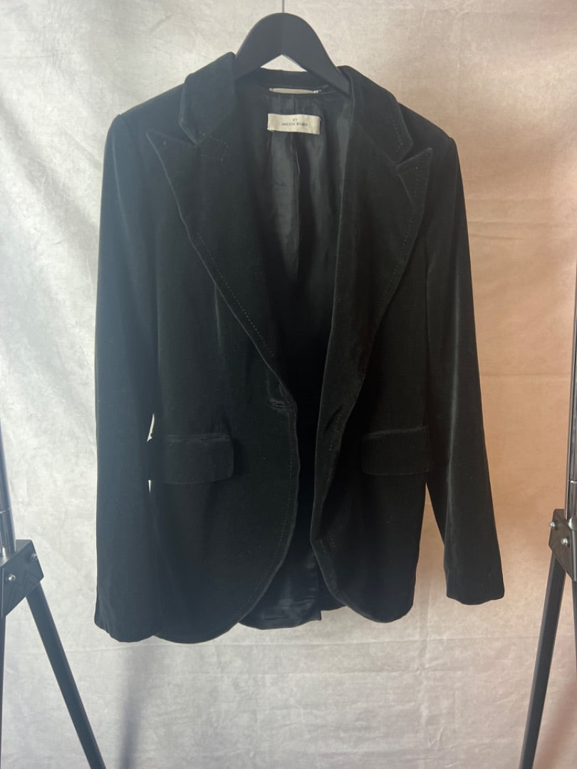 malene birger Black Velvet blazer, Size 40