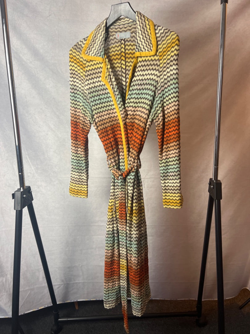 Missoni Multicoloured Vintage knitted coat, Size M