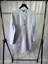 Load image into Gallery viewer, Soeur Blue Evening primrose shirt dress, Size 36
